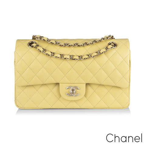 yellow chanel inspired pvc bag|chanel medium flap bag.